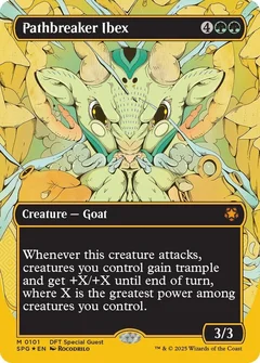 Pathbreaker Ibex (Borderless) (First-Place Foil) 101