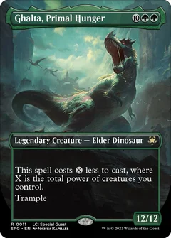 Ghalta, Primal Hunger (Borderless) Foil 11