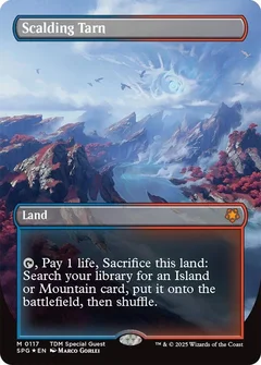 Scalding Tarn (Borderless) (Dragonscale Foil) 117