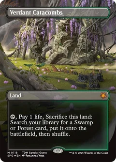Verdant Catacombs (Borderless) (Dragonscale Foil) 118