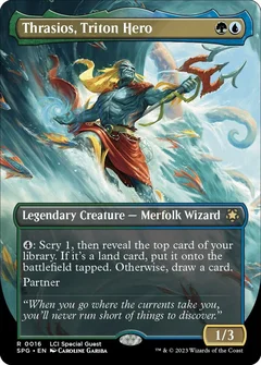 Thrasios, Triton Hero (Borderless) Foil 16