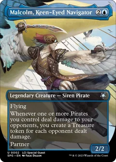 Malcolm, Keen-Eyed Navigator (Borderless) Foil 2