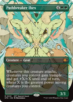Pathbreaker Ibex (Borderless) Foil 91