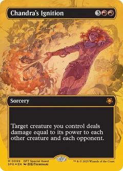 Chandra's Ignition (Borderless) (First-Place Foil) 99