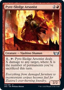 Pyre-Sledge Arsonist Foil