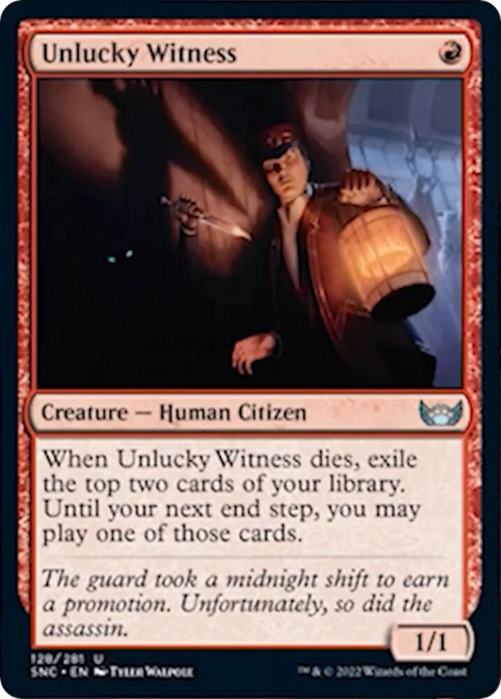 Unlucky Witness Foil