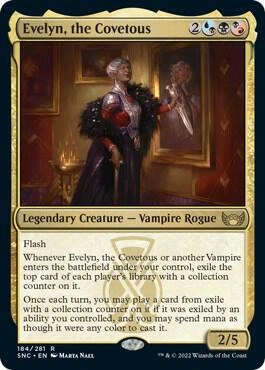 Evelyn, the Covetous Foil