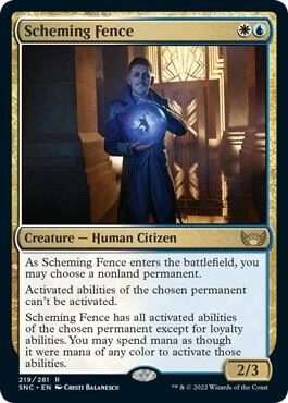 Scheming Fence Foil