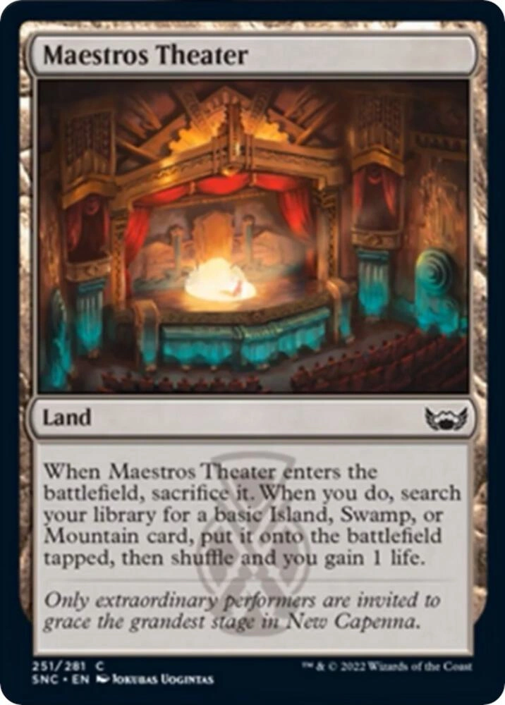 Maestros Theater Foil