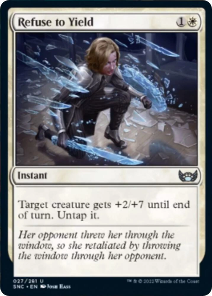 Refuse to Yield Foil