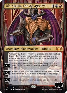 Ob Nixilis, the Adversary (Borderless) Foil