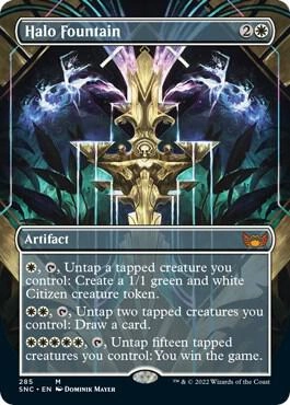 Halo Fountain (Borderless)