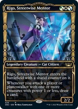 Rigo, Streetwise Mentor (Showcase) Foil