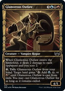 Glamorous Outlaw (Gilded Foil)