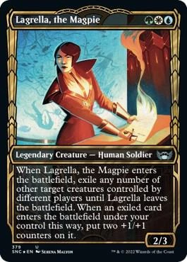 Lagrella, the Magpie (Gilded Foil)