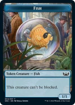 Fish // Rogue Double-Sided Token Foil