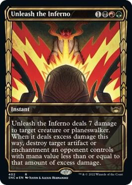 Unleash the Inferno (Gilded Foil)