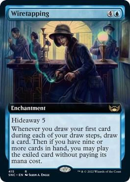Wiretapping (Extended Art) Foil