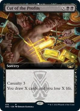 Cut of the Profits (Extended Art) Foil