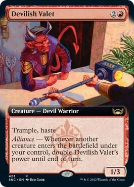 Devilish Valet (Extended Art) Foil