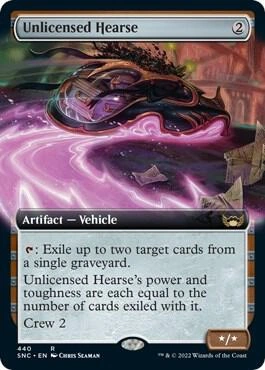 Unlicensed Hearse (Extended Art) Foil