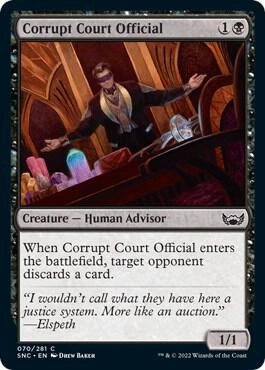 Corrupt Court Official Foil