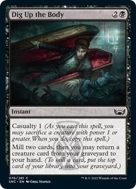 Dig Up the Body Foil