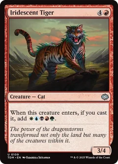 Iridescent Tiger Foil 109