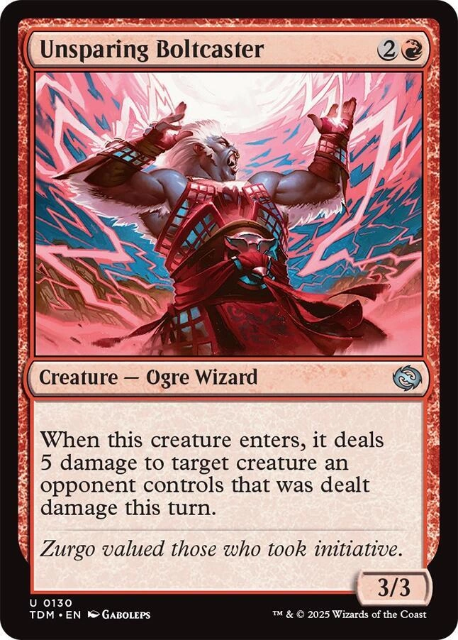 Unsparing Boltcaster Foil