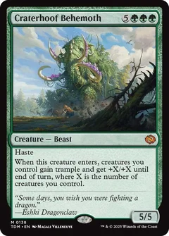 Craterhoof Behemoth Foil 138