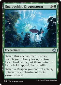 Encroaching Dragonstorm Foil 142