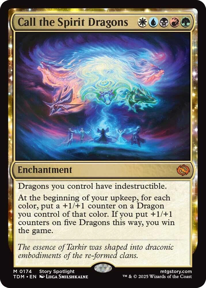 Call the Spirit Dragons Foil