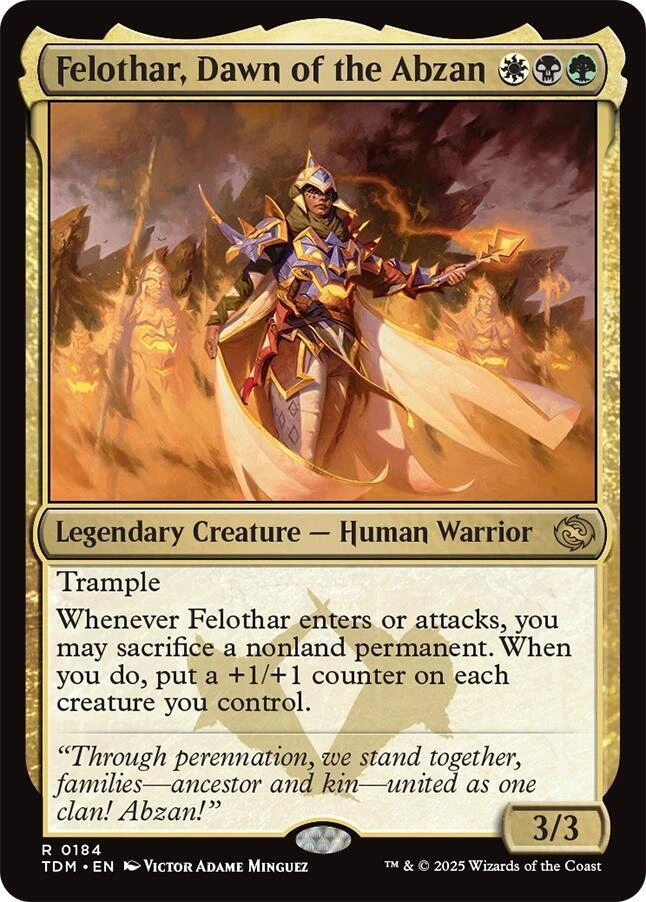 Felothar, Dawn of the Abzan Foil