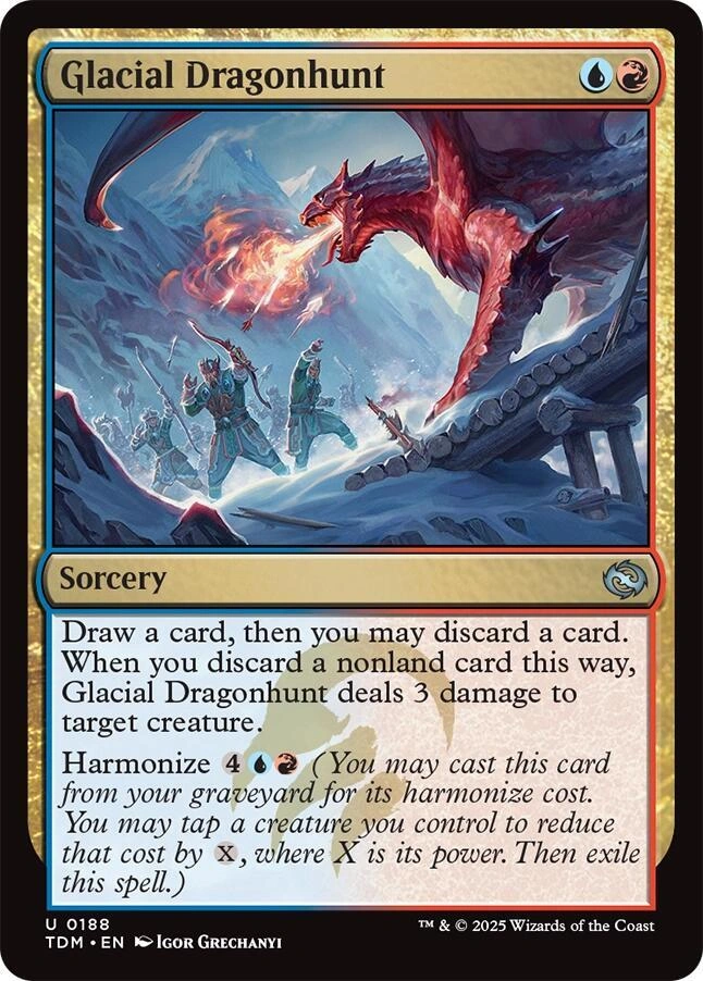 Glacial Dragonhunt Foil