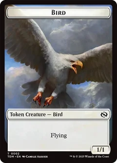 Bird // Monk Double-Sided Token 2 // 3