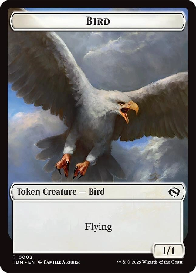 Bird // Monk Double-Sided Token Foil