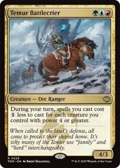 Temur Battlecrier Foil 228