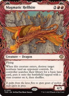 Magmatic Hellkite (Showcase) Foil 301