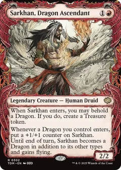 Sarkhan, Dragon Ascendant (0302) (Showcase) 302