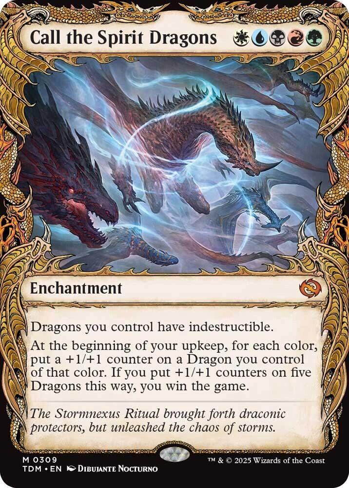 Call the Spirit Dragons (Showcase) Foil
