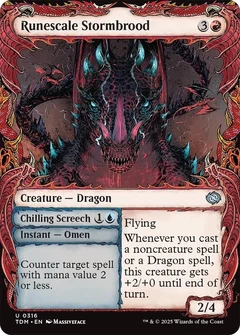 Runescale Stormbrood (Showcase) Foil 316