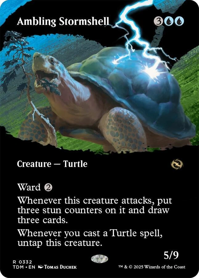 Ambling Stormshell (Borderless) Foil