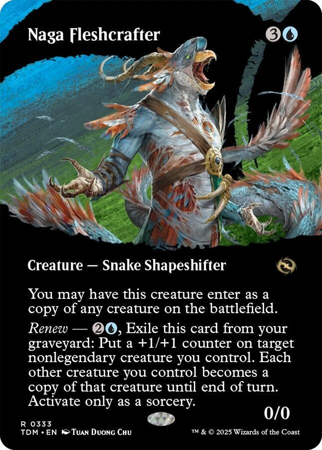 Naga Fleshcrafter (Borderless) Foil