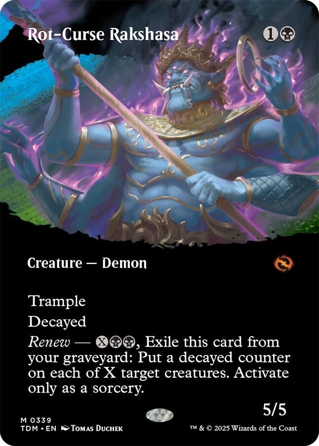 Rot-Curse Rakshasa (Borderless) Foil