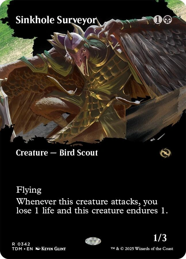 Sinkhole Surveyor (Borderless) Foil