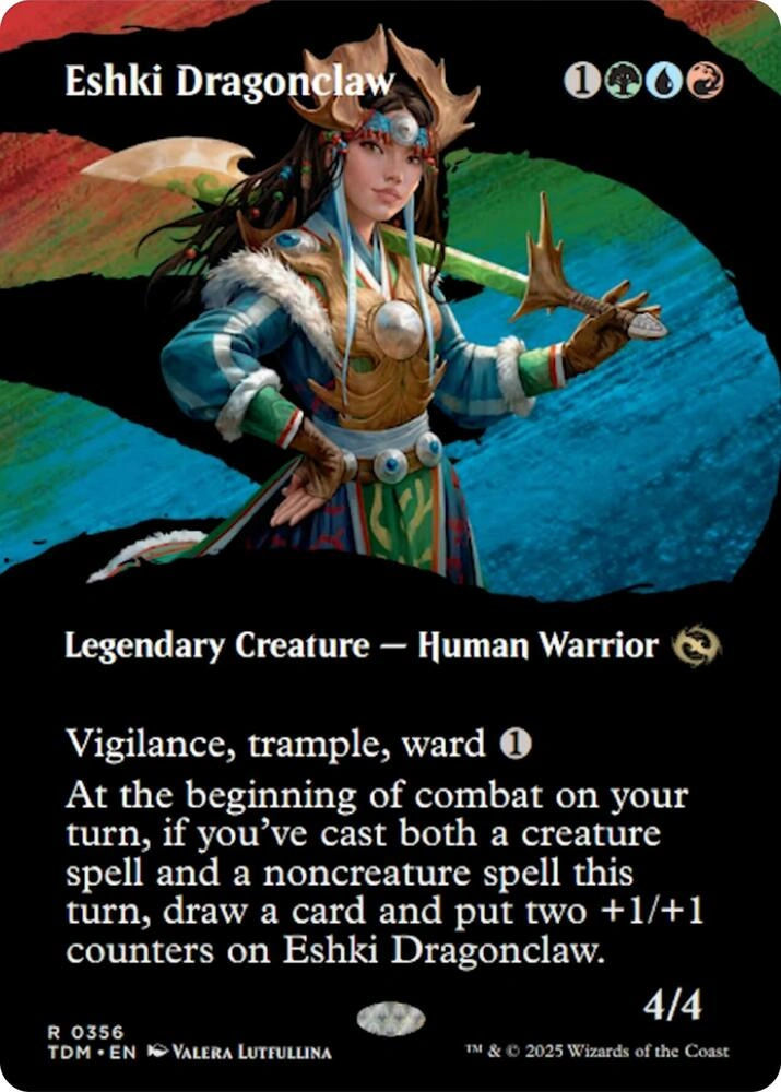 Eshki Dragonclaw (Borderless) Foil