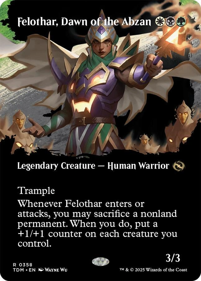 Felothar, Dawn of the Abzan (Borderless) Foil