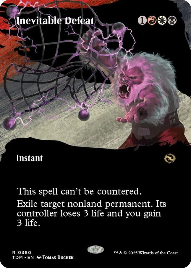 Inevitable Defeat (Borderless) Foil