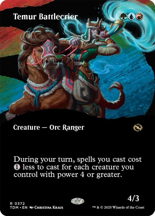 Temur Battlecrier (Borderless)