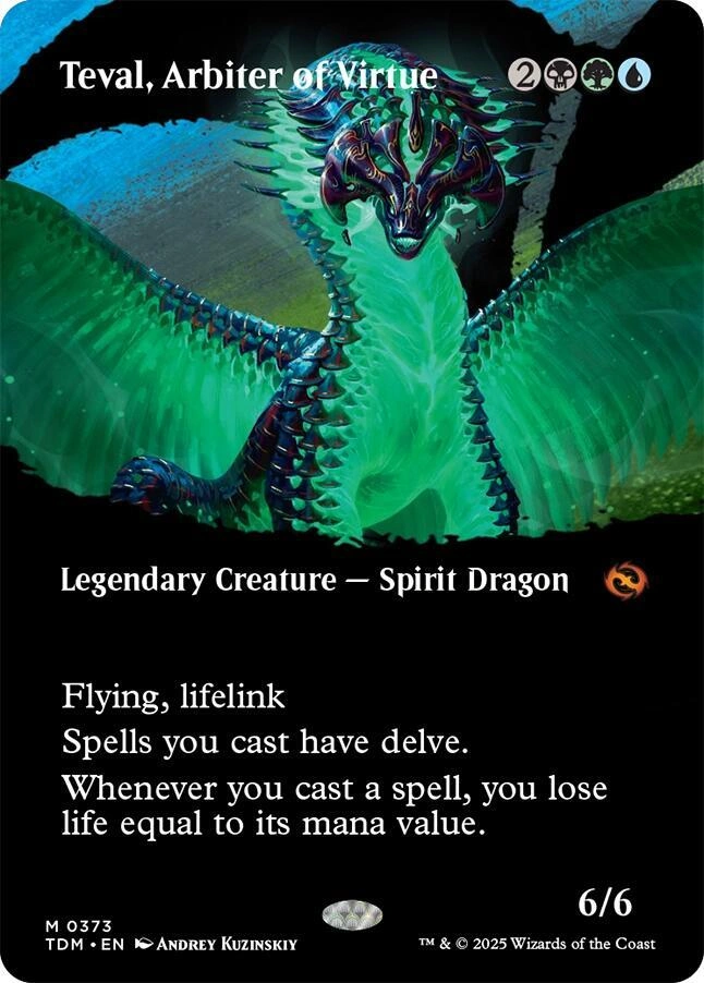 Teval, Arbiter of Virtue (Borderless) Foil